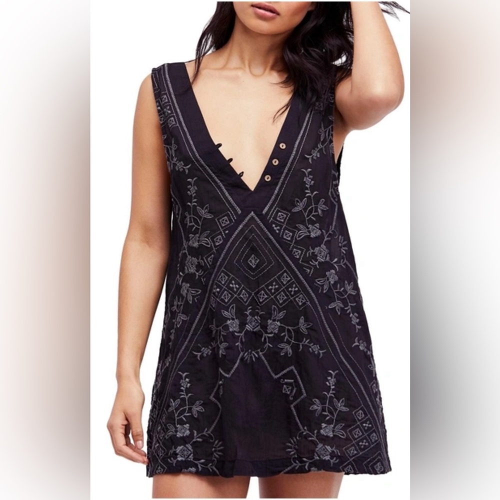 NWOT Free People Sweetest Shifty Minidress in Large